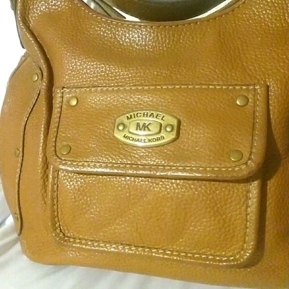 Michael Kors limited edition leather hobo shoulder bag tan / brown - Picture 2 of 9
